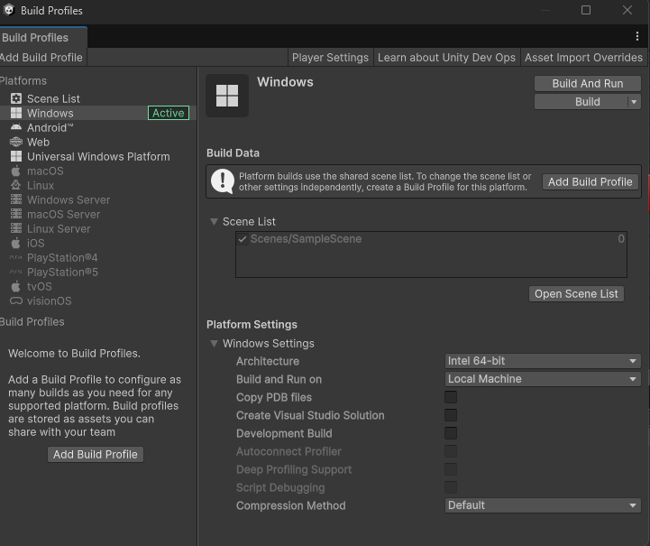 Build Profiles
